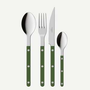 Bistrot Solid 4 pieces cutlery set - Green