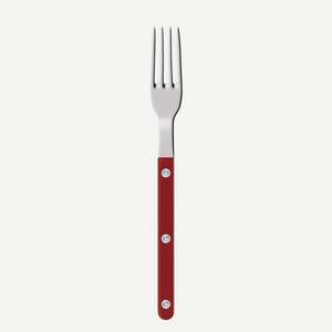 Kitchen: Bistrot Solid Small Fork - Burgundy