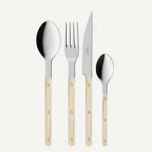 Bistrot Horn 4 pieces cutlery set - Faux Horn