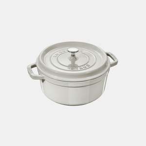Staub: Round Cocotte - 20cm/2.2L White Truffle