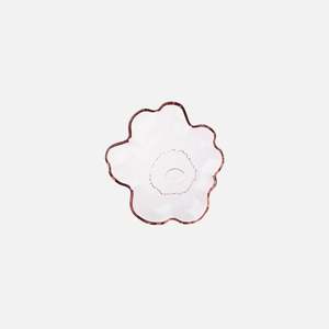 Unikko Glass plate 13 cm - pink
