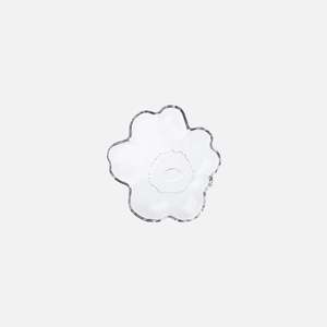 Unikko Glass plate 13 cm - clear