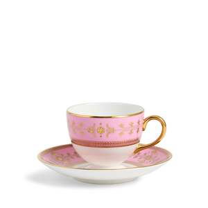 Bacchus Teacup Saucer 175ml 5.9floz Pink
