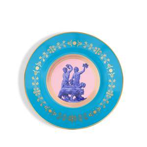 Wedgwood: Bacchus Plate 20.6cm 8.1in Turquoise