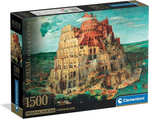 Jigsaw Puzzles: Babel Tower, Museum, 1500pc, Compact
