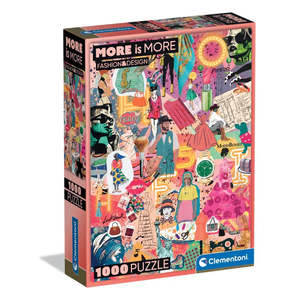 Jigsaw Puzzles: More is More, Fashion & Design, 1000pcs, Compact