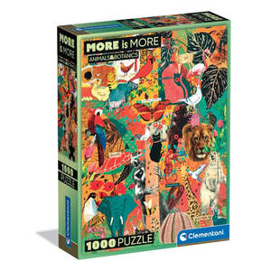 Jigsaw Puzzles: More is More, Animal & Botanics, 1000pcs, Compact