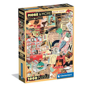 Jigsaw Puzzles: More is More, Books & Writing , 1000pcs, Compact