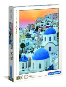 Jigsaw Puzzles: 1000pc, Santorini, CB
