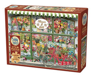 Jigsaw Puzzles: Flowers and Cacti Shop, 500pcs, Compact