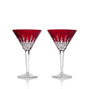Waterford: Lismore Martini 220ml 7floz Red S/2