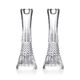 Lismore Diamond Candlestick 25cm 10in, Set of 2