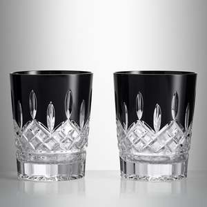 Lismore Black Tumbler 310ml 10floz, Set of 2
