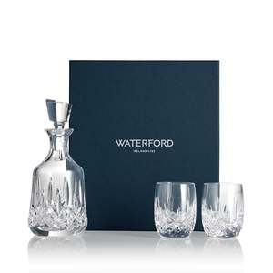 Waterford: Lismore Round Decanter & DOF 3 Piece Set