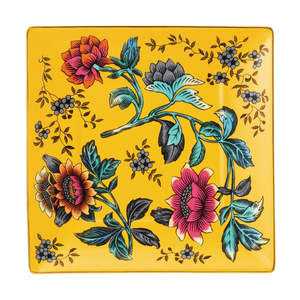 Wedgwood: Wedgwood Wonderlust Yellow Tonquin Tray 14.5cm
