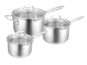 Cookware: Radius 85 3 Piece Saucepan Set