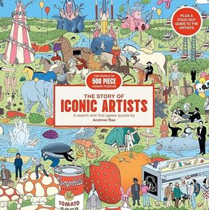 Jigsaw Puzzles: The Story of Iconic Artists - 500 Piece Jigsaw Puzzle