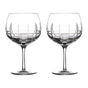 Waterford Crystal Gin Journey Cluin Gin Balloon Pair