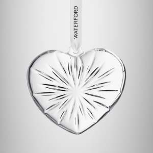 Waterford: Heart Crystal Ornament