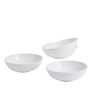 Gordon Ramsay Maze by Royal Doulton White Set of 4 Bowls 18cm