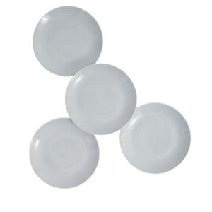 Gordon Ramsay Maze by Royal Doulton Grey Plate 28cm Set of 4