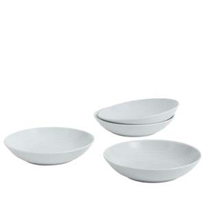 Gordon Ramsay Maze by Royal Doulton Grey Pasta Bowl 24cm Set of 4