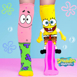 New Arrivals: SpongeBob Socks (Kids & Adults Ages 6-99)