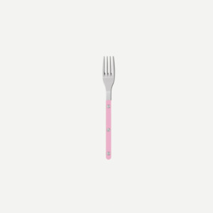 Bistrot shiny solid Salad fork - Pink