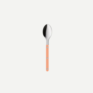 Bistrot shiny solid Teaspoon - Nude Pink