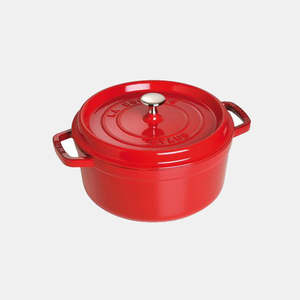 Cookware: Round Cocotte - 24cm/3.8L Cherry Red