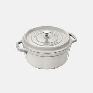 Cookware: Round Cocotte - 24cm/3.8L White Truffle