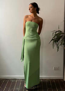 Size 8: Draped maxi