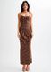 Meshki Jasmyn Maxi Dress - Chocolate
