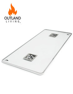 Products: Fire Table Glass Lid Outland Living