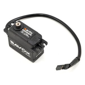 Radios Servos: Savox HV STD size 26kg/cm, Black, Coreless Digital Servo, 0.11 sec