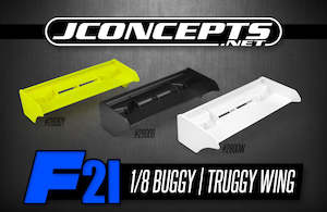 Body Shells Wings: JConcepts F2I 8th Wing - Black