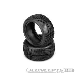 10th Tires Wheels Carpet Astro: JConcepts Fuzz Bite Buggy Pair w/inserts - Pink