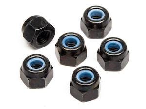 D819 Rs: HBZ663 - HB Racing Lock Nut M3 (6pcs)