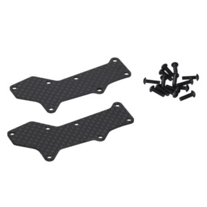 D819 Rs: HB204842 - HB Racing Woven Graphite Arm Covers (Front/D8 Evo)