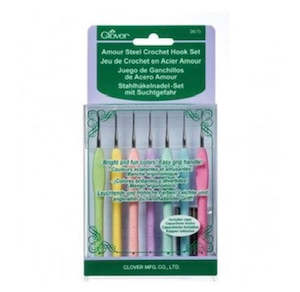 Needles Tools Accessories: Amour Steel Crochet Hook Set (0.60 - 1.75 mm)