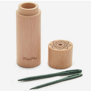 Knit Pro Mindful: Teal Wooden Darning Needles