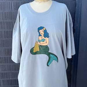 Tee Shirts: Smoke Mermaid Tee Shirt
