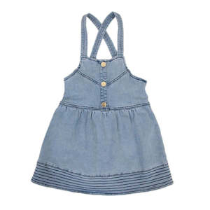 Peggy: Peggy Deb Pinafore - Denim