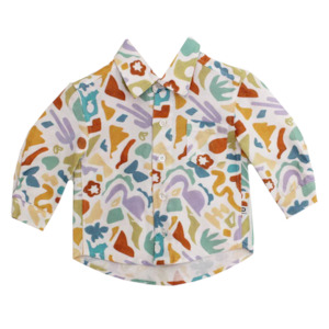 Duke Duchesses: Duke & Duchesses Frankie Dress Shirt - Frankie Multi Print