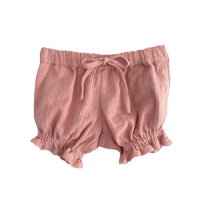 Duke Duchesses: Duke & Duchesses Rosie Shirred Shorties - Dusty Pink