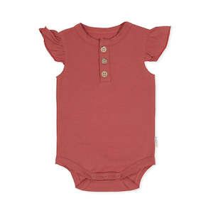 Indigo & Lellow Jamie Bodysuit - Coral