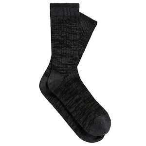 Explorer Mens Cool Temp Crew Socks 1 Pack - Charcoal