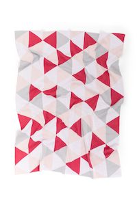 Kenzi Living: Kenzi Living Multi-Triangle Baby Blanket – Pink