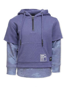 St Goliath: St Goliath Engineered Hoody - Blue