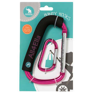 Pram Hooks: All 4 Ella Handy Hooks - Pink